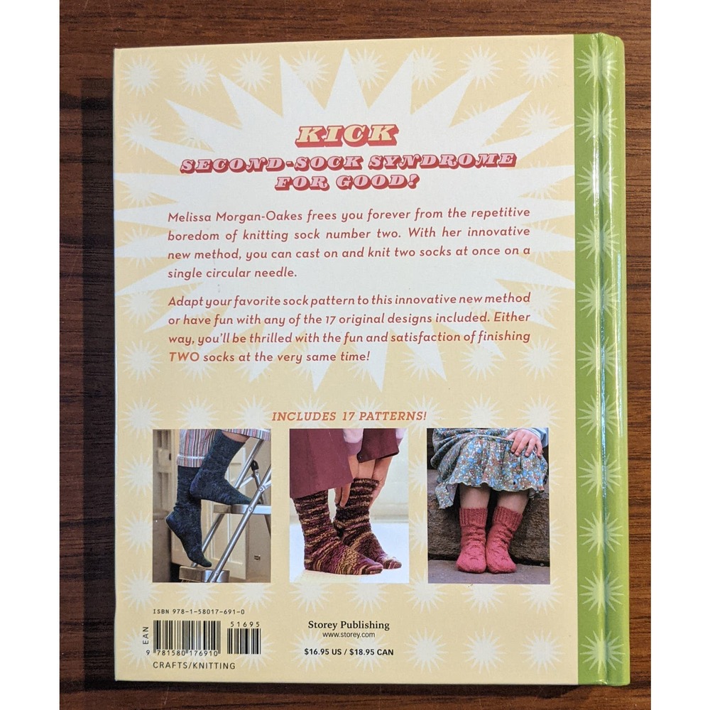 2-at-a-time Socks Knitting Pattern Book - Picture 5 of 5